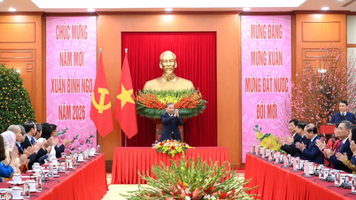 Lam főtitkár példaértékű külföldi vietnami küldöttséggel találkozik.