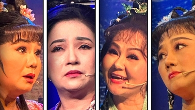ヴォー・ミン・ラムが演劇「学者のキャベツの重荷」で4人の女優と再共演。