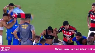 Sjokkerende scene fra den brasilianske turneringen.