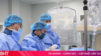 L'hôpital général provincial de Ha Tinh applique des méthodes d'intervention vasculaire viscérale dans le traitement du cancer du foie.