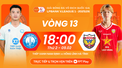 Prévia da partida: Nam Dinh x Ha Tinh, 18h, 9 de fevereiro: O Estádio Thien Truong encerra seu jejum.