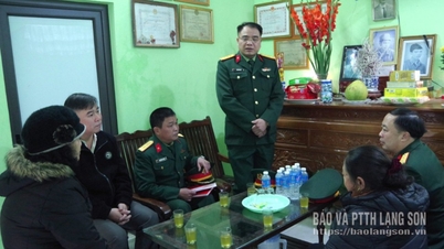Visiting and extending New Year greetings to Heroic Vietnamese Mother Nguyen Thi Kim