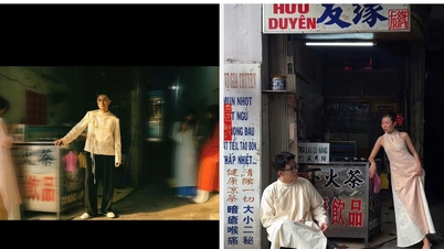 Cidade de Ho Chi Minh: Uma loja de bebidas à base de ervas com 50 anos de história em Cholon se torna um local popular para fotos do Tet (Ano Novo Lunar).