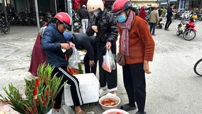Bullicioso mercado de carpas durante el festival Tet Ong Cong Ong Tao (Dios de la Cocina).
