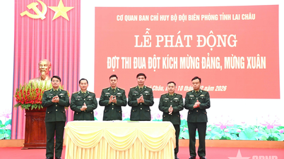 Lai Chau Border Guard troops compete in surprise raids to celebrate the Party and the Lunar New Year.