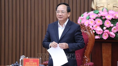 สหายตรินห์ วัน กวีท ตรวจเยี่ยมการเตรียมการเลือกตั้งในจังหวัดกวางงาย