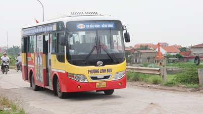 Bekendmaking van de busdienstregelingen voor de provincie Bac Ninh tijdens de feestdagen rond Chinees Nieuwjaar.