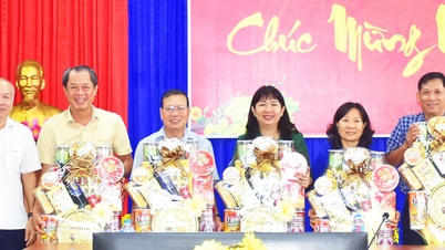 Kamerad Vo Nguyen Nam melawat dan menyampaikan ucapan Tahun Baru kepada 5 komune.
