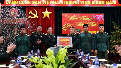 Jenderal Nguyen Trong Nghia mengunjungi dan menyampaikan ucapan selamat tahun baru kepada sejumlah instansi dan unit.