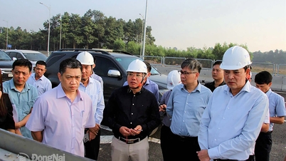 El Ministerio de Construcción inspecciona la autopista Bien Hoa - Vung Tau y evalúa los planes de operación temporal antes del Tet.