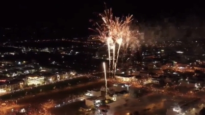 Ca Mau terá espetáculos de fogos de artifício para celebrar a véspera de Ano Novo em 5 locais diferentes.