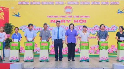 Zástupce tajemníka Van Thi Bach Tuyet se zúčastnil festivalu „Jaro solidarity – Tet soucitu“ v obci Binh Chanh.