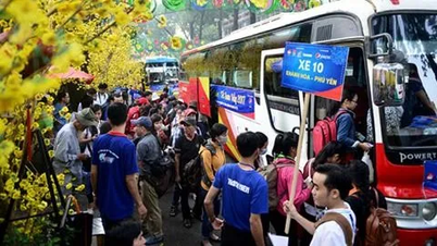 Jangan biarkan orang-orang tertunda pulang kampung untuk merayakan Tet karena kurangnya transportasi.