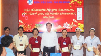 Der stellvertretende Vorsitzende des Provinzvolkskomitees, Le Van Phuoc, besuchte das An Giang Krankenhaus für Geburtshilfe und Pädiatrie und überbrachte dort Neujahrsgrüße.
