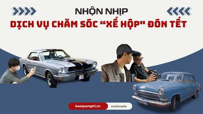 Rušné autoservisy se připravují na Tet (lunární Nový rok).