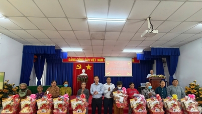 Trung Quy Textile and Garment Company Limited heeft 100 cadeaupakketten gedoneerd aan arme en bijna-arme huishoudens in de gemeente Hoa Khanh.