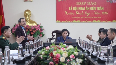 Wad Nam Dinh (Wilayah Ninh Binh) telah mengadakan sidang akhbar untuk Upacara Pembukaan Mohor Kuil Tran pada Musim Bunga Tahun Kuda 2026.