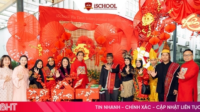 יריד "אביב האהבה" תוסס ב-iSchool Ha Tinh.