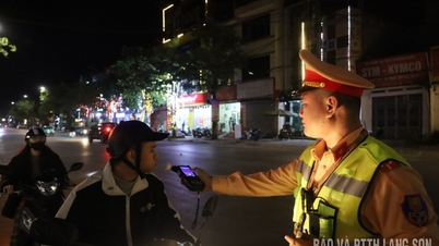 Οδική ασφάλεια κατά τη διάρκεια του Φεστιβάλ Άνθους Ροδάκινου Lang Son 2026.