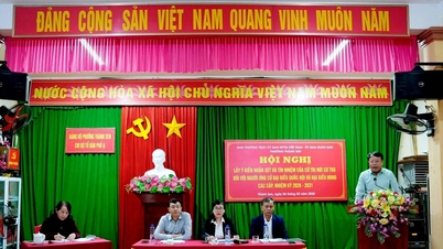 Ha Tinh province has completed the process of gathering opinions from voters residing in the province regarding candidates for the National Assembly and People's Councils at all levels.