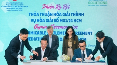 Kota Ho Chi Minh dan VWS berhasil mencapai kesepakatan terkait kontrak pengolahan limbah di Da Phuoc.
