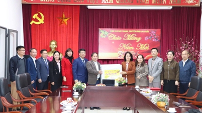 O vice-presidente permanente do Comitê Popular Provincial, Tong Thanh Hai, visita e envia cumprimentos de Ano Novo às unidades em serviço durante o feriado do Tet.