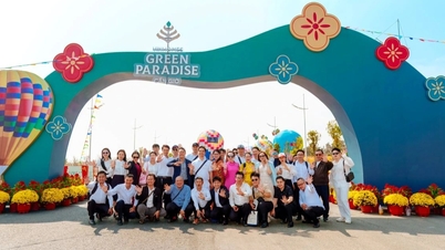 Vinhomes Green Paradise kentsel alanında Tet'i (Ay Yeni Yılı) erken kutlayın.