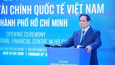 Prim-ministrul Pham Minh Chinh anunță lansarea Centrului Financiar Internațional pentru Vietnam.