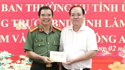 Nguyen Thanh Phong, ständige vice ordförande för folkkommittén i An Giang-provinsen, framförde nyårshälsningar till provinspolisen och den provinsiella militära kontrollstyrkan.