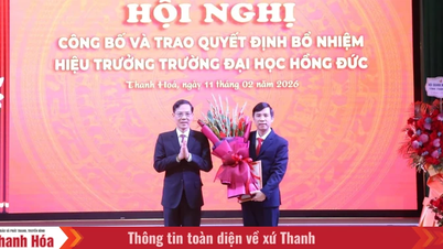 Bekanntgabe der Ernennungsentscheidungen für die Rektoren der Hong Duc Universität und des Thanh Hoa Landwirtschaftlichen Colleges.