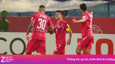 Quang Hai inscrit un doublé, CAHN écrase le club singapourien.