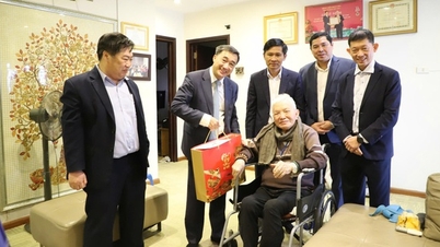 El viceministro de Salud, Tran Van Thuan, visita y extiende saludos de Año Nuevo a las familias de muchos profesores destacados en el campo.