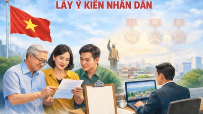 Thai Nguyen está buscando a opinião pública sobre os indivíduos indicados para receberem medalhas.