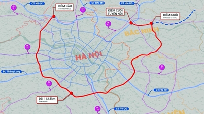 Jalan Tol Lingkar Wilayah Ibu Kota Hanoi 4 (56.000 miliar VND): Kontribusi modal telah selesai dan kemajuan dipercepat.