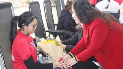 A Hai Phong no le preocupa el suministro de sangre para salvar vidas durante el Tet.