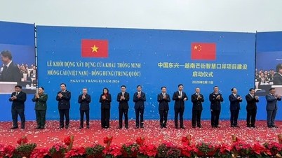 Vietnam y China construyen una puerta fronteriza inteligente en Mong Cai: que funciona las 24 horas del día, los 7 días de la semana, utilizando tecnología de inteligencia artificial.