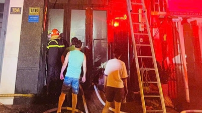 Lettre de remerciement touchante d'une famille sauvée d'un incendie juste avant le Têt dans le quartier de Tan Hung.