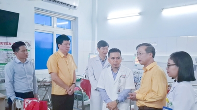 Le Comité du Front de la Patrie du Vietnam de la province de Nghệ An a visité l'hôpital général provincial de l'Amitié et y a offert des cadeaux pour le Têt.