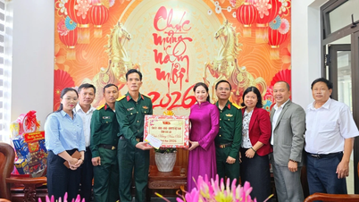Vice Chairwoman of the Provincial People's Council Huynh Thuy Van visits and extends New Year greetings to the National Military Training Center II.