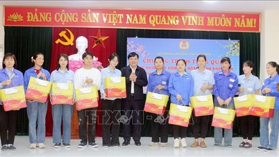 ការថែរក្សាពិធីបុណ្យតេត (បុណ្យចូលឆ្នាំចិន) សម្រាប់កម្មករ និងកម្មករដែលស្ថិតក្នុងស្ថានភាពលំបាក។