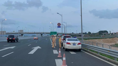 Um Staus zu reduzieren, wird der Verkehr auf vielen Schnellstraßen und Nationalstraßen von Hanoi umgeleitet.