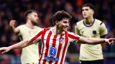 Atlético ontketende een verwoestende aanval en Barça stortte volledig in.