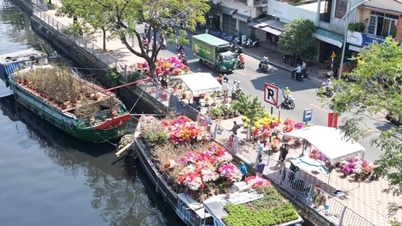 Kota Ho Chi Minh meresmikan pasar bunga musim semi 'Di dermaga, di bawah perahu'
