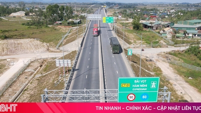 Pilotprogramm zur Anpassung der Höchstgeschwindigkeitsbegrenzungen auf der Nord-Süd-Schnellstraße durch die Provinz Ha Tinh.