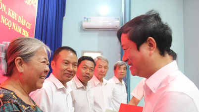 Le président du Conseil populaire de Hô Chi Minh-Ville, Vo Van Minh, a remis des cadeaux du Têt à 37 secrétaires de sections locales du Parti dans des circonstances difficiles.