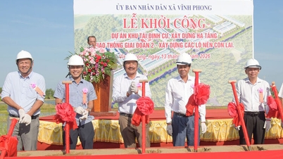Die Gemeinde Vinh Phong beginnt mit der zweiten Phase des Umsiedlungsprojekts und dem Bau der Verkehrsinfrastruktur.