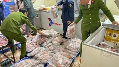 Larm utlöses över förorenad mat som översvämmar Tet-marknaden.