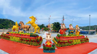 ឃុំញ៉ុងចូវសម្ពោធបណ្តុំរូបសញ្ញាម៉ាស្កូត ដើម្បីស្វាគមន៍បុណ្យចូលឆ្នាំថ្មីប្រពៃណីជាតិ ឆ្នាំសេះ ២០២៦។