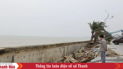 La province de Thanh Hoa dirige la gestion des incidents survenus au niveau de la digue de la zone touristique de Hai Tien et de la montagne Linh Truong.