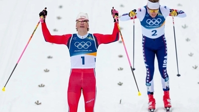 Johannes Hosflot Klaebo szenzációt keltett a 2026-os téli olimpián felfelé ívelő sprintjével.